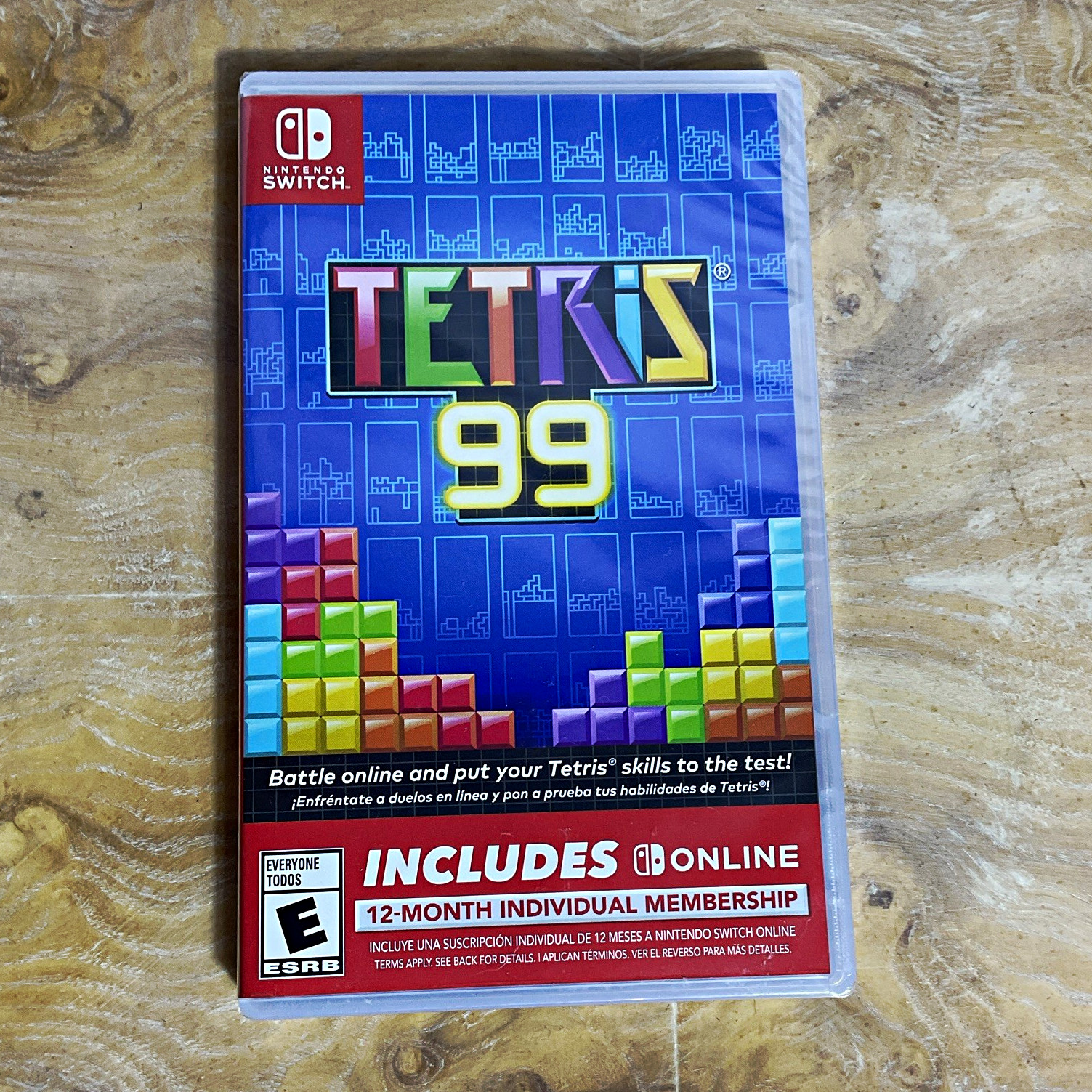 Nintendo Tetris 99 Cartridge Case for Nintendo Switch Game Card Storage