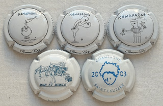 Capsules de Champagne CEZ BRUNO / SCHLESSER / SAINT EXUPERY