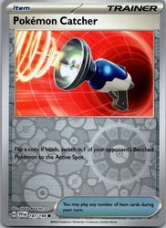 Pokemon Catcher 187/198 Scarlet & Violet Base Set Reverse Holo