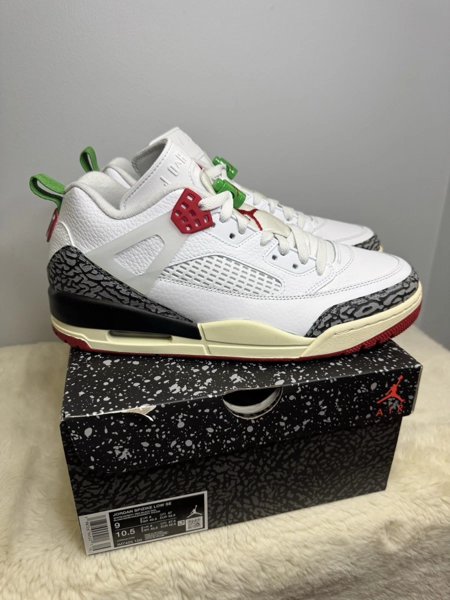 Jordan Spizike Low SE Do The Right Thing White/Red/Black Low Top IM7425-100