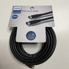 Philips 25 ft (7.6 m) Audio/Video RG6 Coax Ca...