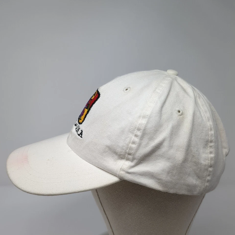Gorra de béisbol Sedona Slideback blanca talla única bordada Fahrenheit Foto 3 de 4
