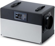 Commercial Dehumidifier for Basement: 90L Day Building Dryer with Drain Hose Aut