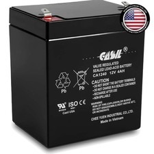 CA1240 12V 4Ah Sealed Lead-Acid Alarm Battery   Reliable F1 Terminal Power