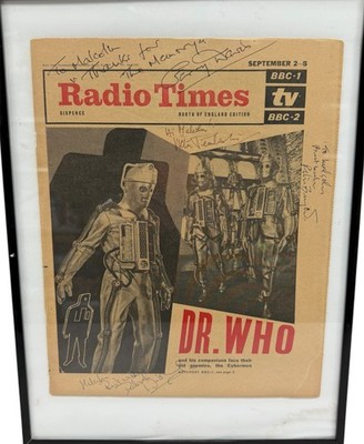 Vintage Radio Times Sept 2-8 1967 Tomb Of The Cybermen Dr Who Cover handsigniert