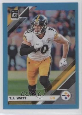 2019 Panini Donruss Optic Aqua Prizm 176/299 TJ Watt #84 rh9