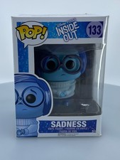 Funko POP! Disney Pixar Inside Out Sadness #133 Vinyl Figure DAMAGED BOX