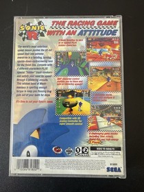 Sonic R (Sega Saturn, SEGA, NTSC-U/C) Racing, K-A, Manual Included