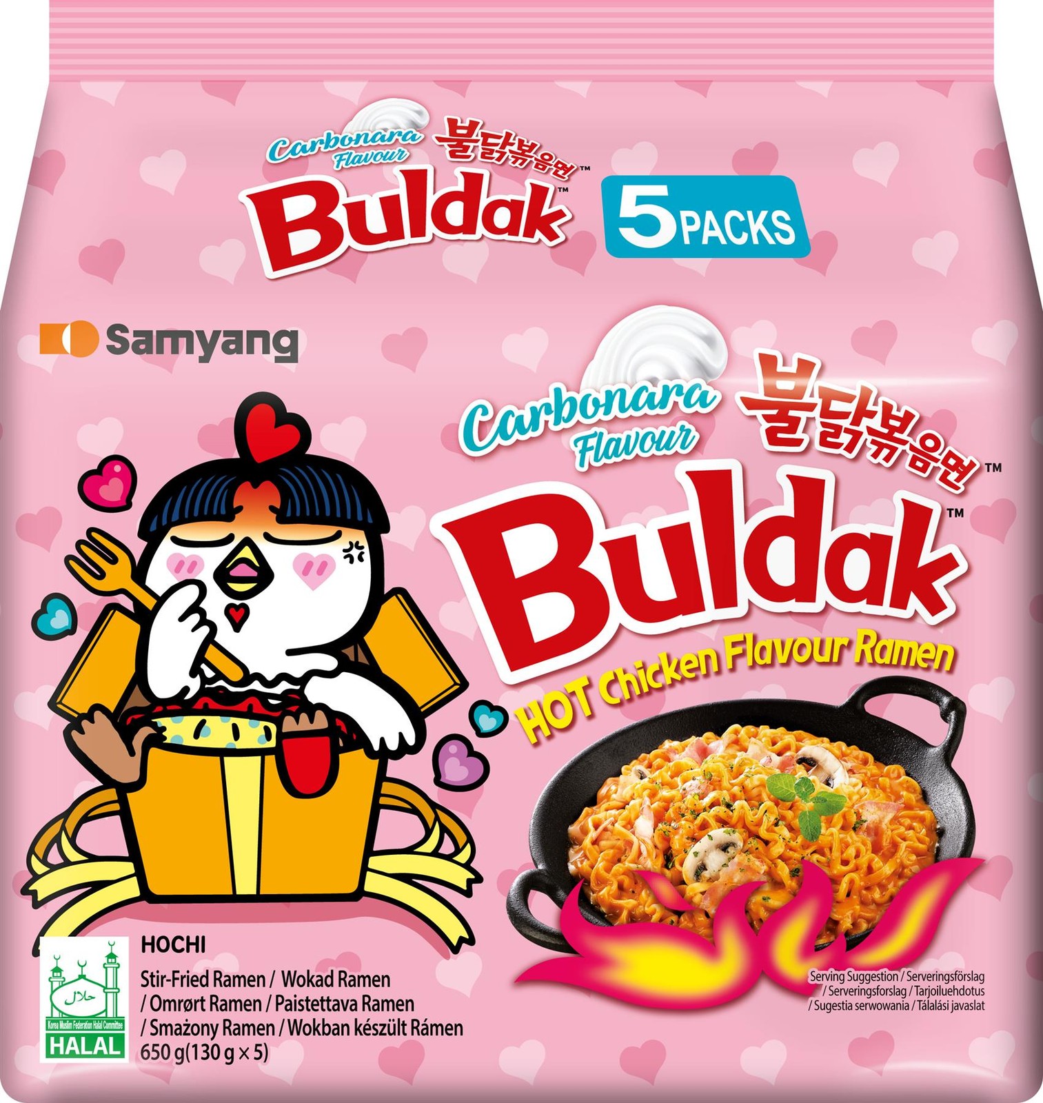 Samyang Hot Chicken Carbonara 1x5x130g