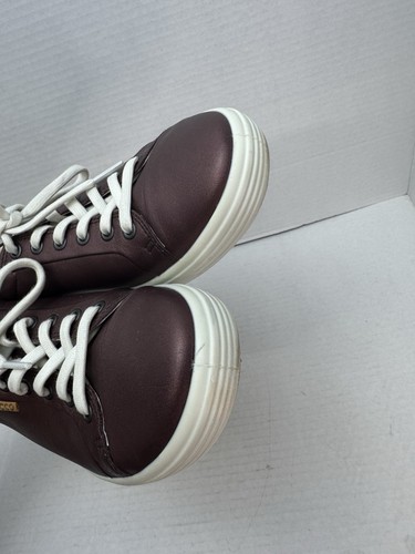 Womens Size 10 ECCO Metallic Fig Nubuck Leather EU Size 40 Sneakers - Picture 11 of 12
