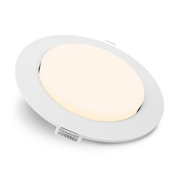 RX-3 Flache Led Einbauleuchte Spot In Matt Weiss Rund Mit GX53 Led 5W Drei Einst-image