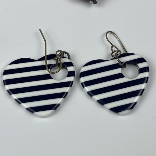 Orecchini Vintage Lotto 5 Paia Retrò Elegante Evento Costume Cena Festa Gioielli - Foto 9 di 11