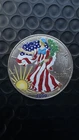 2000 American Silver Eagle 1oz .999 Colorized Painted Walking Liberty Dollar Y2K