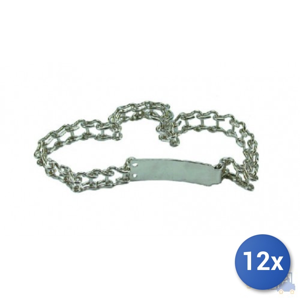Set 12 Collari Professionali a Scaletta Acciaio 35cm | Offerta Stock