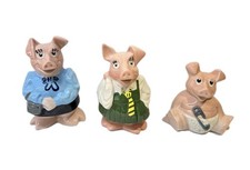 Wade England Ceramic Piggy Bank Set of 3 Characters Natwest Collectables