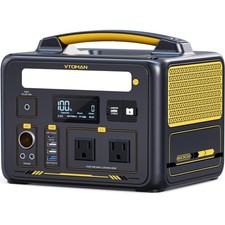 Portable Power Station Solar Generator 600W 299Wh LiFePO4 for Camping RV Backup