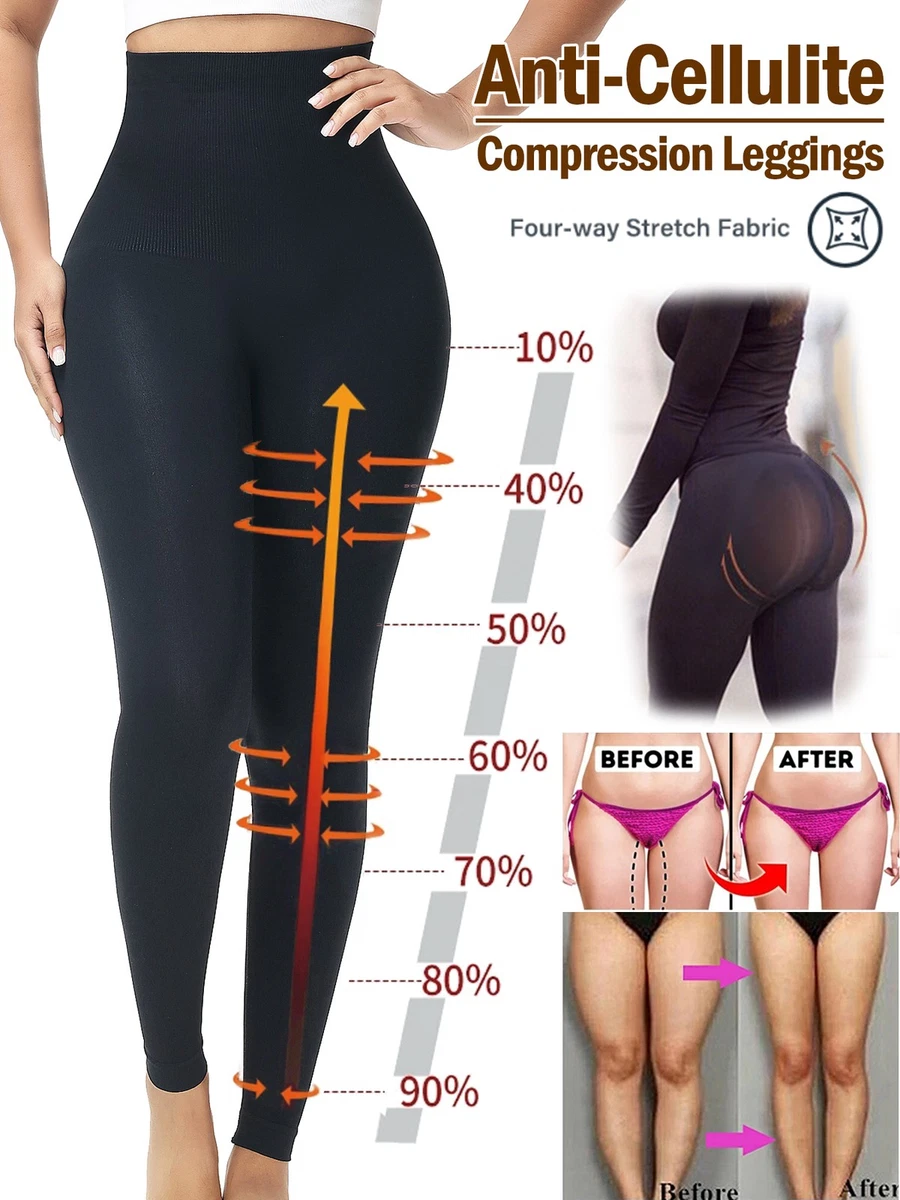 BAUCHWEG-LEGGINGS Für Damen – Formende Miederhose Mit Hohem Bund, Yoga & Alltag