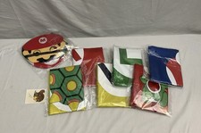 Mario And Luigi Eye Masks & Capes, Kids 6 Pack, New