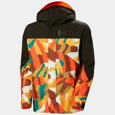 Helly Hansen® Men's LARGE ULLR™ D Shell Graphic Ski Jacket in JPB All-Over-Print