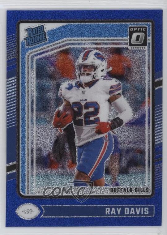 2024 Panini Donruss Optic Rated Rookie Blue Glitter Prizm Ray Davis #283 nr0
