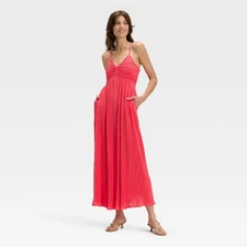 Women's Pleated Maxi Dress - A New Day