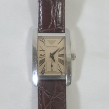 Emporio Armani Ar0155 Ladies Classic Leather Strap Designer Watch