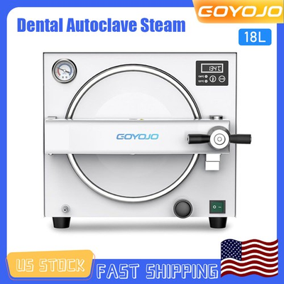 #ad #ad 18L Dental Autoclave Steam Sterilization Class Sterilizer High Pressure Drying $488.99