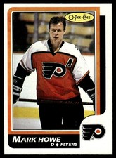 1986-87 O-Pee-Chee Mark Howe Philadelphia Flyers #123