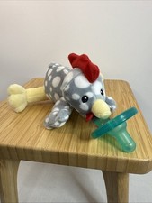 Mary Meyer WubbaNub Infant Pacifier, 6-Inches, Rocky Chicken