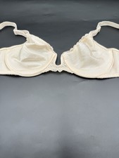 Vtg Warners  Shine-On  Size 36 B Nude Unlined Sheer Lace T-Shirt Wire Bra S:1523