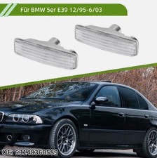 PAAR LINKS+RECHTS WEI�E SEITENBLINKER SET BLINKER F�r BMW 5er E39 12/95-6/03