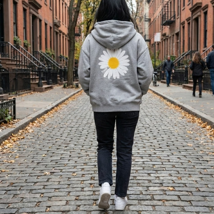 Peaceminusone x 2025 MAMA Awards Peacemamaone Zip Up Hoodie Grey G