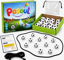 20 PCS Balls Magnetic Game with String, Soccer-Themed