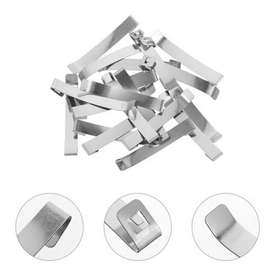20 Pcs Cup-Taker-Schnalle Befestigungsclips Metall Tragbarer Wasserflaschenclip