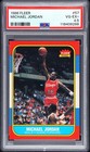 1986 FLEER #57 MICHAEL JORDAN PSA 4.5