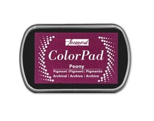 Jacquard ColorPad Archival Pigment Ink Stamp Pads- Peony - Acid Free