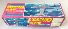 Vintage MF-104 Overseas Air Lines Friction Passenger Plane Toy