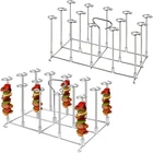 2Pcs Air Fryer Skewer Rack Stands Grill Grate For Ninja Foodi Air Fryer AF300UK