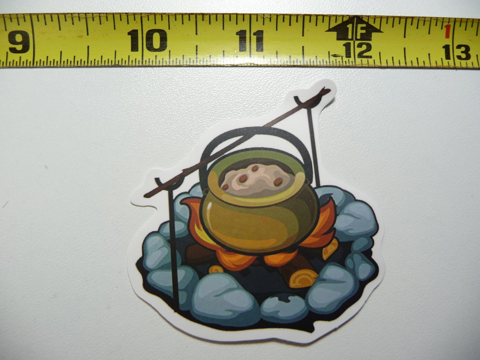 Camping Stew Pot Decal Sticker for Hiking and Outdoor Adventures