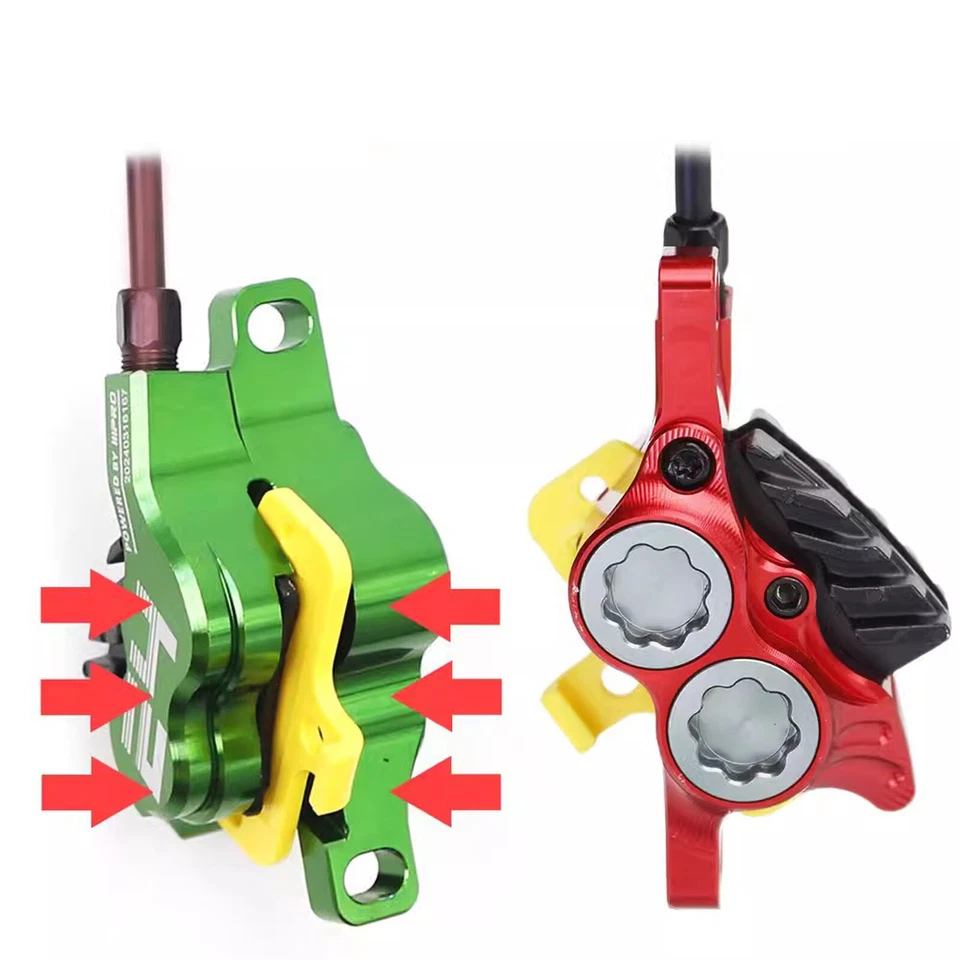 US 4 Piston IIIPRO E4 BUCKLOS Hydraulic Disc Brakes MTB Bike Ebike for Shimano - Image 4 of 4