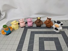 Tomy Ertl Chunky Farmer Cow Sheep Horse Pig Figure lot