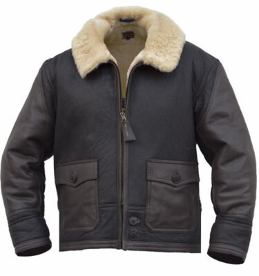 M-44 Pilotenjacke HERREN Lederjacke US Fliegerjacke SCHAFFELL