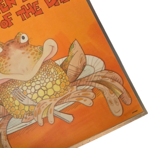 Vintage 1979 Toad In The Morning Poster Coaster Plaque Snack Mat Placemat - Picture 9 of 14