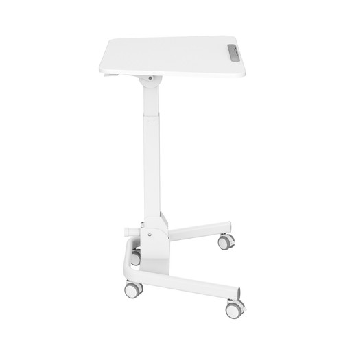 Table d'ordinateur portable SVITA JEJU support d'ordinateur portable pupita mobile réglable en hauteur blanc - Photo 8/9