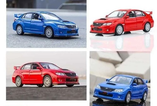 SUBARU IMPREZA WRX STI AWD ~ 1/36 DIECAST CAR MODEL NEW VEHICLE GIFT 2 CHOICES - 第 1/12 張圖片