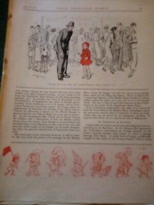 Gdn5 Ephemera 1937 punch cartoon coronation constable child lost 