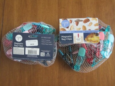 2 NEW BAGS OF MAGNETIC BAG CLIPS/ MEMO CLIPS 30 PIECES | eBay