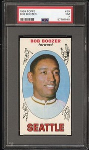 1969 Topps Basketball Bob Boozer #89 PSA 7