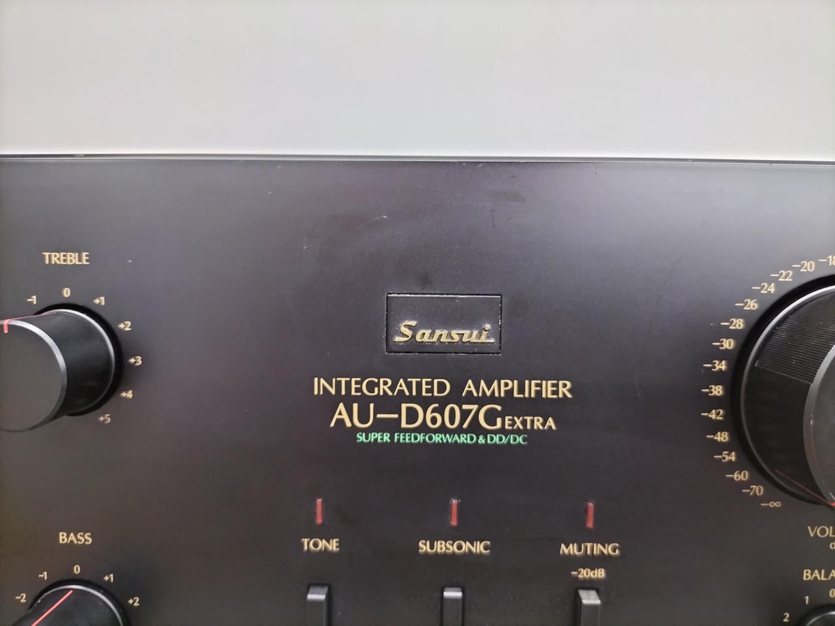SANSUI AU-D607G EXTRA | Stereo Integrated Amplifier Manual Pre