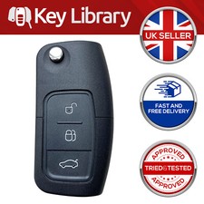 3 Button Remote Car Key Fob ID63 433Mhz For Ford Focus Mondeo Fiesta S-Max C-Max